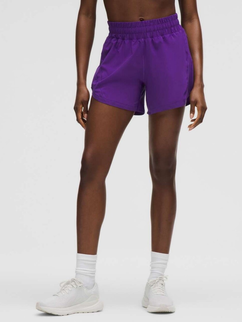 lululemon athletica Track That HR 5" Lined Shorts - Purple Sz 14